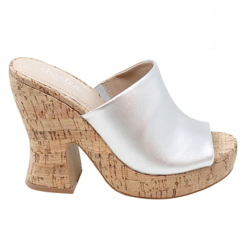 Charles By Charles David Ditzy Platform Cork Sand… - image 3